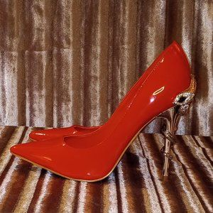 Red Patent Leather pumps!